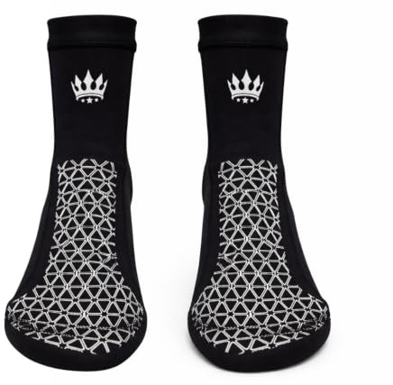 Playerz Foot Grip Socken | Rutschfeste Trainingssocken für MMA und Grappling | Neopren-Griffsocken für BJJ, Ringen, Mixed Martial Arts und Yoga (ein Paar)