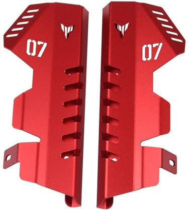 SHANSHAN Copri radiatore Moto Moto Lato del Radiatore Protezione della Griglia di Protezione della Copertura per Y&AMAHA MT07 MT-07 FZ07 FZ-07 2013 2014 2015 2016 2017 Accessori