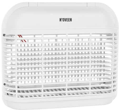 N'oveen IKN920 Mückenlampe, Weiß, Metall