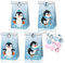 JeVenis 12 PCS Pinguin Party Favor Bags Treat Bags Süßigkeiten Goodie Bags Pinguin Onederland Geburtstag Party Dekoration Pinguin Babydusche Dekorationen Pinguin Party Zubehör