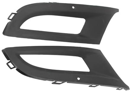 NEGRO 1 Paar Nebelscheinwerfer-Grillabdeckung passend for VW Polo 6R MK5 2009 2010 2011 2012 2013 2014 2015 6R0853665D 6R0853666D Stoßstangen-Nebelscheinwerfer Auto-Nebelscheinwerfer-Zierabdeckung