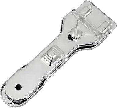 HSYTEK Ceranfeldschaber Edelstahl, Metall Kochfeldschaber, Ausfahrbarer Küchenschaber für Herd, Backofen, Glaskeramik, Induktionskochfeld, Silber