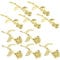 CRILSTYLEO Pcs Japanese Rose Nail Art Charms d Nail Gems Decorations Zodiac Sign Charms Diy Craft Kit for Boys and Girls