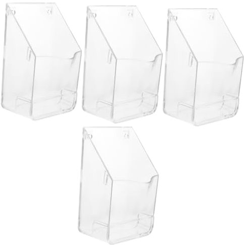 Gadpiparty 4 Stück Regenschutzständer Hängeablagekorb Stationärer Halter Faltbarer Versiegeler Garage LED Lichtleiste Wand Textmarker Von Home Türklingelabdeckung Transparenter