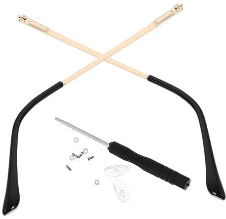 Vaguelly 1Pair Glasses Replacement Temples Eyeglasses Repair Arms for Frames Durable Spring Hinge Eyewear Accessories