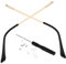 Vaguelly 1Pair Glasses Replacement Temples Eyeglasses Repair Arms for Frames Durable Spring Hinge Eyewear Accessories