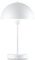 skølm LED Tischlampe Aeriala, Tischleute dimmbar, aufladbar per USB-C, Nachttischlampe warmweißes Licht Leuchtdauer bis zu 10 h, Metall Lampe weiß Energieeffizienzklasse G