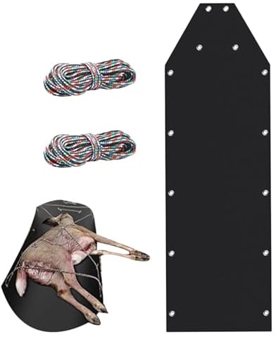 Hirschschlitten – Jagd Und Dienstprogramm | Vielseitiger Schlitten Mit Seilen, Spiele-Transportausrüstung | Ideal Für Angelzubehör, Holz, Outdoor-Ausrüstung, Outdoor-Aktivitäten