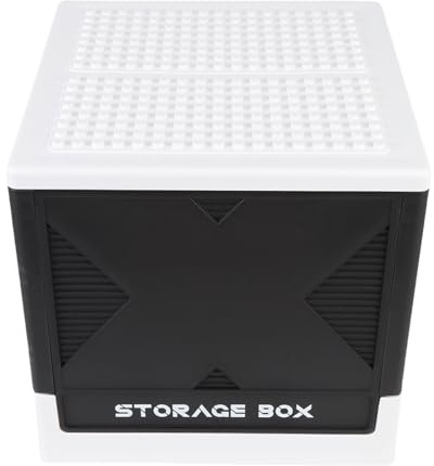 Sonew Faltbarer Kleideraufbewahrungsbehälter mit Großem Fassungsvermögen, Deckel und Vordertür – Stapelbare Kunststoffbox mit 4 Rädern und Bremsschlössern für Steppdecken, Decken, Bücher, Spielzeug,