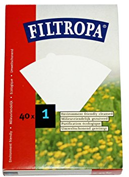 2 Boxes of Filtropa #1 White Cone Coffee Filters, 40 Filters