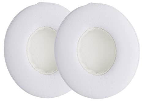 kwmobile 2X Coussinet Compatible avec Beats Solo 2 Wireless / 3 Coussinet - Coussinets en Mousse pour Casque Audio - Blanc