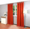 Gräfenstayn® 2er-Set Alana - blickdichte einfarbige Thermogardine Verdunklungsgardine mit Schlaufen - Doppelpack - 135 x 245 cm (Breite x Höhe) - viele attraktive Farben - Gardine Vorhang (Orange)