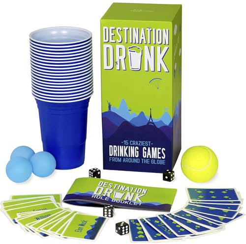 Destination Drunk - 15 Craziest Drinking Games from Around The Globe (Adult Party Games from Japan, Peru, Germany, Russia and More)