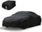 ECD Germany Autoabdeckung Indoor | XL 533x178x119 cm | Stretch Soft Satin | Schwarz | atmungsaktiv | Staub- und Schmutzabweisend | Abdeckplane Autoplane Autogarage Ganzgarage Schutzdecke Schutzhülle