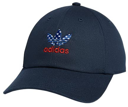 adidas Originals Relaxed Strapback Cap, Collegiate Navy, One Size