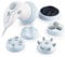 InnovaGoods - Massaggiatore Anticellulite a Infrarossi 5 in 1, Elimina Cellulite, Migliora Circolazione, Relax Muscolare, 5 Testine Intercambiabili, Bianco, ABS