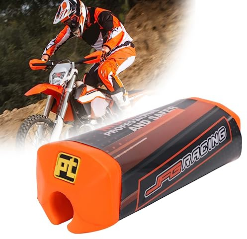 Tapis de guidon de vélo de saleté Coussin de guidon de motocross en mousse universel pour 7/822mm 1 1/8 28mm Poignée Fat Bar EXC EXCF SX SXF SXS MXC MX XC XCW XCF XCFW 210mm * 50mm- Orange