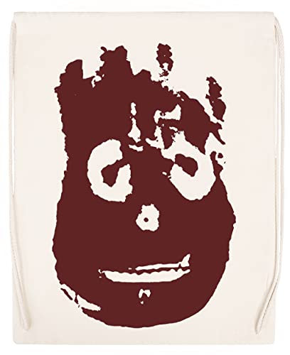 Wilson Face Wiederverwendbare Sportreisetasche aus Baumwolle Reusable Sport Bag Cotton Beige