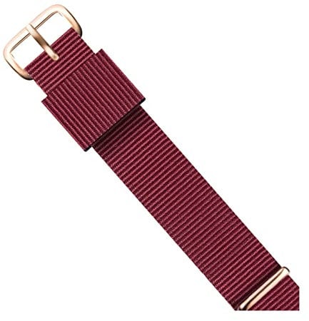 Stevenurr 12mm 14mm 16mm 18mm Uhrenarmband Nylonstreifen gewebtes Armband Wasserdichte Uhrenarmbänder Uhrenzubehör, 16mm