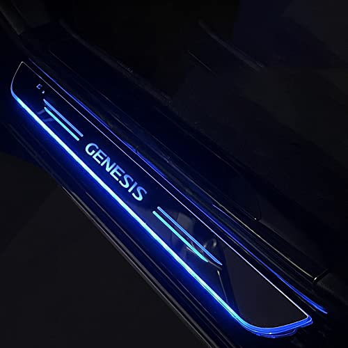 BITELF Car Atmosphere Welcome Pedal Automatic Induction Led Kick Plates Door Sill Lights, for XXX Accessories