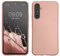 kwmobile Custodia Compatibile con Samsung Galaxy A54 5G Cover - Back Case Morbida - Protezione in Silicone TPU Effetto Metallizzato oro rosa metallizzato