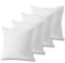 various-Relleno de Cojín 40x40 cm (4 Unidad) para Sofá o Cama, con Relleno Fibra Virgen Hueca Siliconada, Suave e Indeformable, Resistente al Uso y a Lavados
