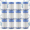HAFIX® Poolfilter Pool Filter für Whirlpool Pool Gr. II. Filterkartuschen Filter Kartuschenfilter für Poolpumpe Typ H. Filterkartusche für Swimmingpool. Papierfilter Cartridge Wasserfilter Pool 12 Stk