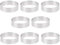 Koanhinn Lot de 8 moules à tartelettes en acier inoxydable 8 cm