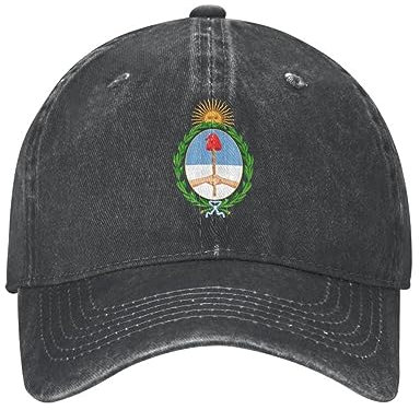 Unisex-Baseballkappe Mode Hip Hop benutzerdefinierte Baumwolle Wappen von Argentinien Baseballkappe im Freien Frauen Männer verstellbare Papa-Mütze Sommer