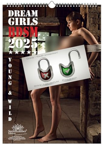 Sexy BDSM Girls DIN A3 Kalender für 2025 Erotik - Seelenzauber