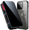 TOPF&B Magnetic Case for iPhone 14 Privacy Cover,360 Degree Full Cover Built-in Privacy Screen Protector and Camera Protector[Compatible MagSafe],Metal Bumper Case for iPhone 14,Black