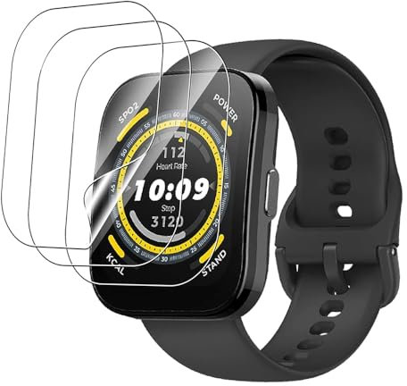 CUFEREDU Película hidrogel 6pcs Para Amazfit Bip 5 1.91“ Smartwatch película de gel tpu suave Protector de pantalla Tacto Autocuración Fácil de instalar
