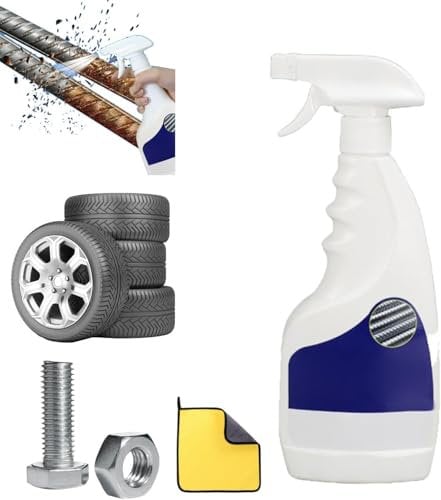 PFHHUDCV Heavy-Duty Metal Rust Remover,Anti-Rust Converter Spray,The Magician in The Toolbox,Multipurpose Iron Powder Remover Spray For Metal Surfaces Of Various Materials