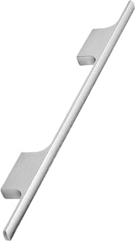 TCO. akcesoria meblowe - Schrankgriffe Stahl 160 mm Lochabstand, 1 Stk, Griffe für Küchenschränke, Schublade - Möbelgriff TAU aus Aluminium - 10x286x24,5cm