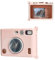 VOVMOEYA Silikonhülle & Displayschutz aus gehärtetem Glas und PET-Objektiv für Fujifilm Instax Mini EVO, Zubehör für Fuji Instax Mini EVO, keine Kamera, rose, Casual