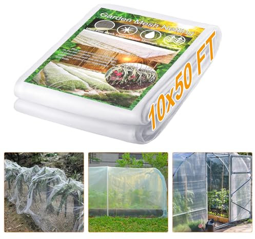 WiMas Rete da giardino 3 x 15 m Rete anti-insetti Barriera ultra fine per la protezione delle piante in rete per le coltivazioni di ortaggi, fiori, frutta e piante da serra