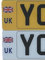 Car Front and Rear + Stickers - Durable UK Union Jack Flag and United Kingdom EU Design - Ideal UK & Stickers for Europe Travel - Weather Resistant, Easy-to-Apply -01