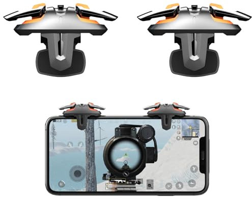 Mobile Gaming Triggers Phone Controller L1R1 for Gaming PUBG/Call of Duty, Gatillos para Celular, Compatible with Android & iOS