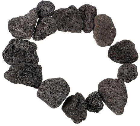 BAZEITFLOW 1packung Dekorative Vulkangesteine Für Aquarien Und Pflanzen Packung Natürliche Poröse Steine Für Garten Und Aquarienlandschaftsgestaltung Geruchsabsorbierend Vielseitig
