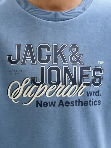 JACK & JONES Herren Jjelogo Sweat Crew Neck 2 Col Ss26 Jnr