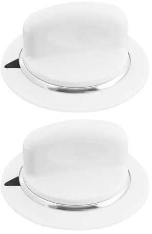 Briny River 2pcs Boutons de Commande de Minuterie pour Sèche-linge WE1M654 Compatible avec GE Compatible avec Hotpoint Remplace AP3995088 PS1482197