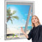 Rete Zanzariere Kit Ricambio Universale 50x190cm Bianco porte finestre