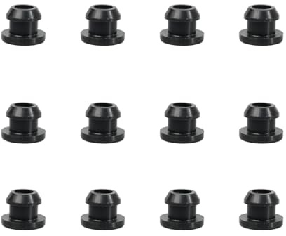 12 Stück Gummidurchführungen, Gummifüße, Rostgummifüße, Schutzgummidurchführungenfür Wohnmobilkocher – Kompatibel mit 5mm Stangen , Rostbeständige Gummifüße, Langlebig und Hitzebeständig, Ideal für Ga