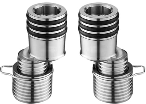 Gettimore Verstellbarer Duscharmatur-Adapter mit 360-Grad-Drehung und flexiblem Winkelanschluss, 120 mm bis 180 mm Verlängerung, 20 mm großer Durchflussauslass, 1/2 Zoll Gewindeschnittstelle