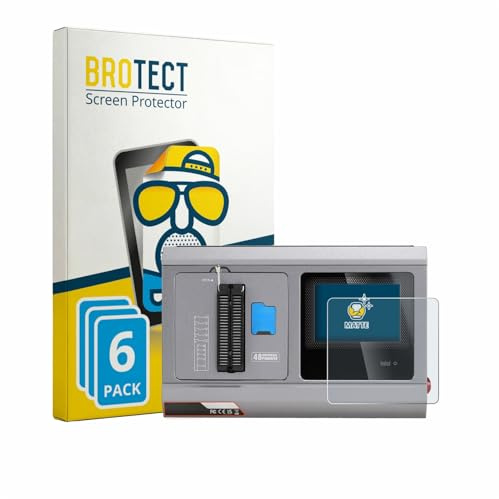 BROTECT Entspiegelungs-Schutzfolie für Xhorse Multi-Prog (6 Stück) Matte Displayschutz-Folie, Anti-Reflex, Anti-Fingerprint