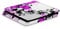 Skins4u Skin Designfolie Aufkleber kompatibel mit Playstation 4 Slim PS4 Simple Pink