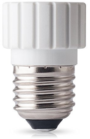 2x E27 auf GU10 Sockel Fassung Adapter LED Lampensockel Lampenfassung 230V für LED Leuchtmittel, Glühbirnen, Halogen Lampen Licht