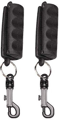 MAGARROW Archery Arrows Puller Zielgummi mit Gürtelclip (Schwarz (2 Stück))