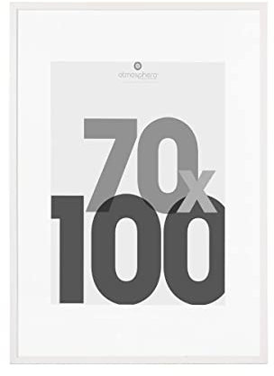 Atmosphera - Cadre photo Eva - bois - blanc - 70x100 cm