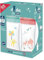 DODIE Lot de 2 Biberons Anti-Colique Sensation+ (2x330 mL) - Tétine Plate, Débit 3, Sans BPA - +6 mois – Vert et Rose Air